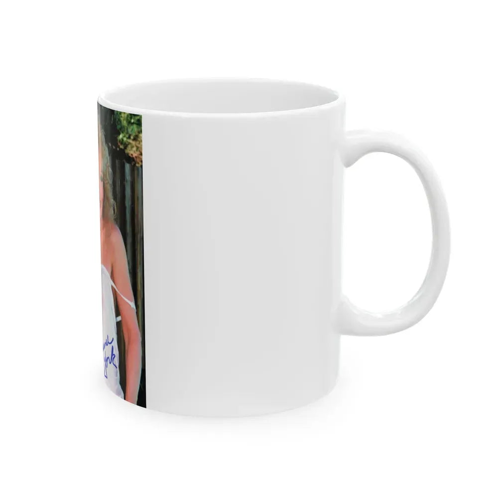 Francine York #52 (Vintage Female Icon) White Coffee Mug - Go Mug Yourself