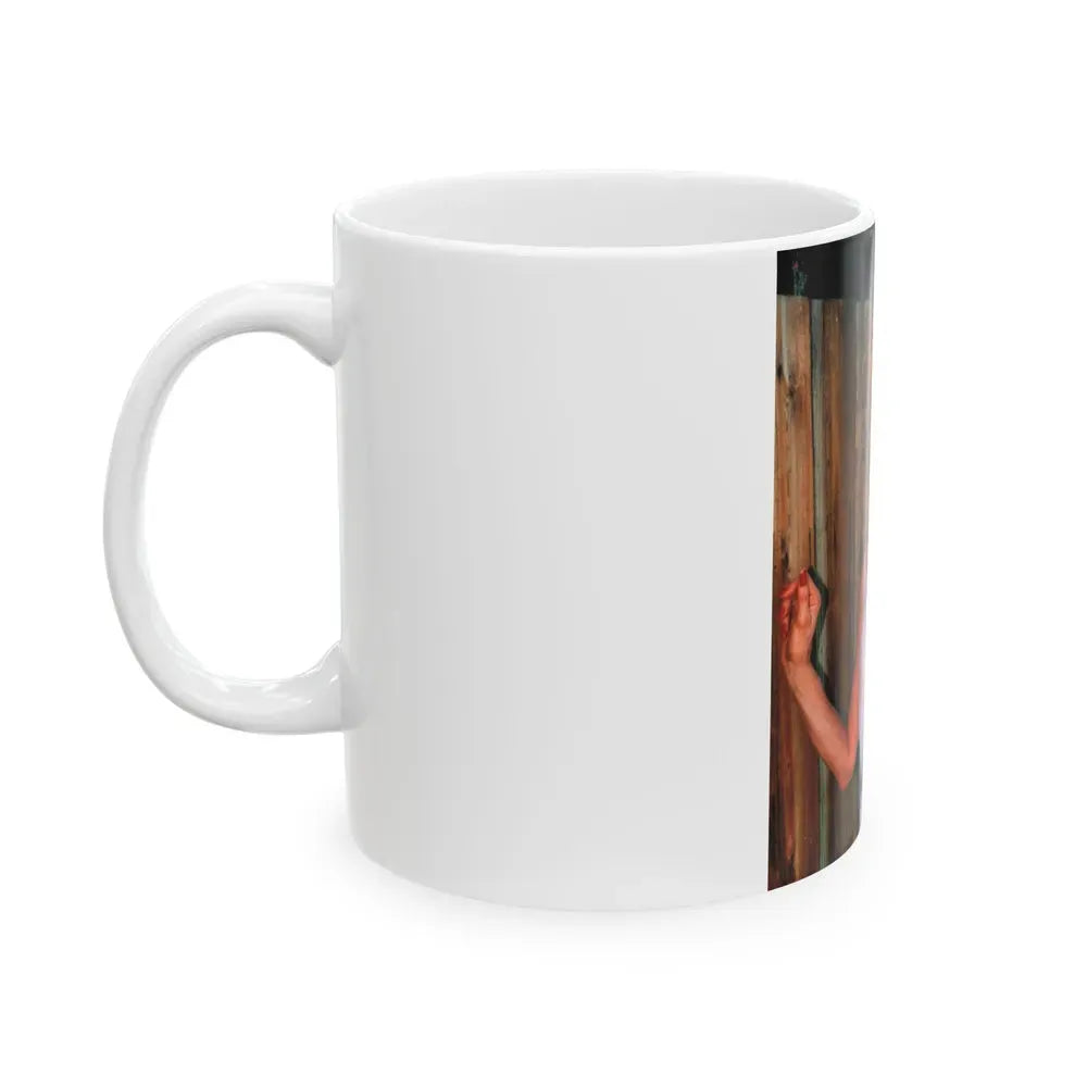 Francine York #52 (Vintage Female Icon) White Coffee Mug - Go Mug Yourself