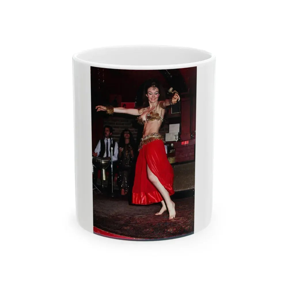 Francine York #53 (Vintage Female Icon) White Coffee Mug 11oz - Go Mug Yourself