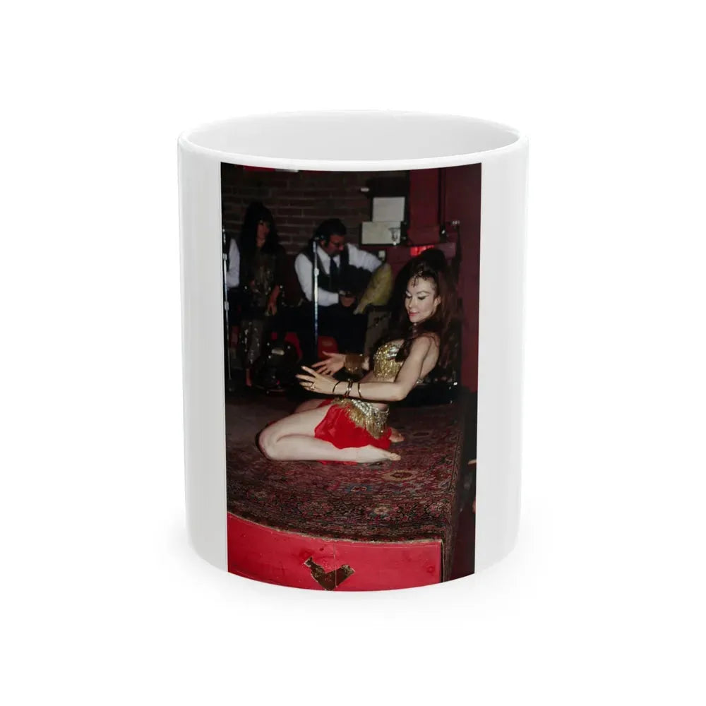 Francine York #54 (Vintage Female Icon) White Coffee Mug 11oz - Go Mug Yourself
