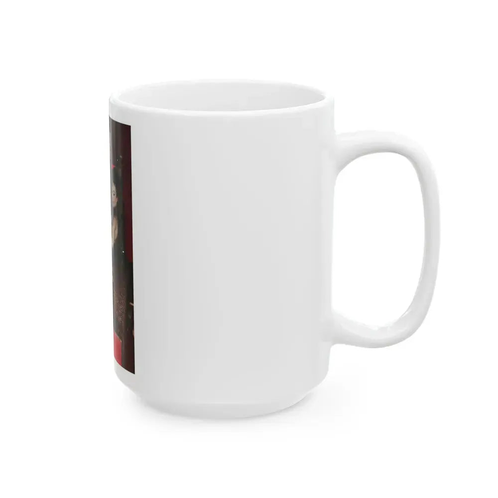 Francine York #54 (Vintage Female Icon) White Coffee Mug - Go Mug Yourself