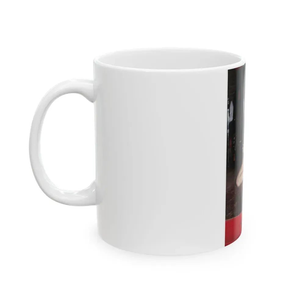 Francine York #54 (Vintage Female Icon) White Coffee Mug - Go Mug Yourself