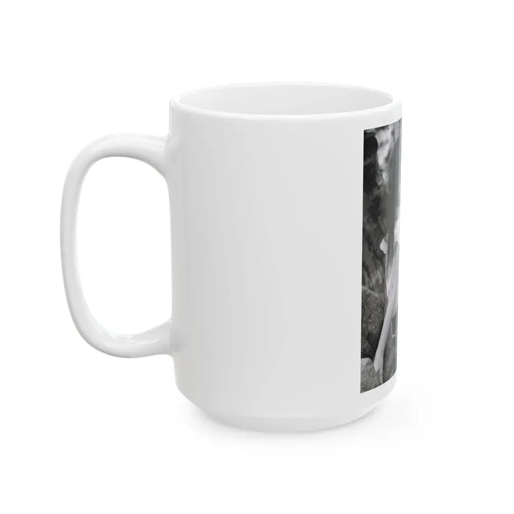 Francine York #61 (Vintage Female Icon) White Coffee Mug - Go Mug Yourself