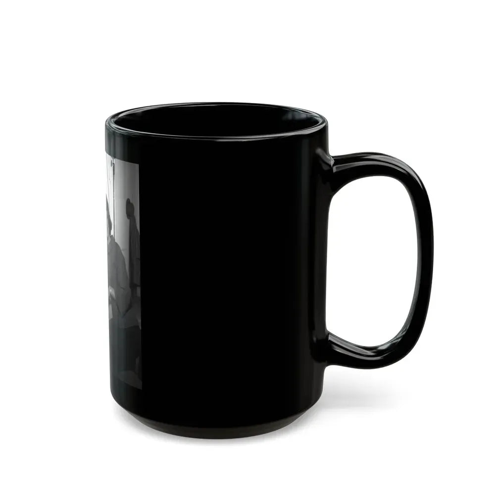 Francine York #67 (Vintage Female Icon) Black Coffee Mug - Go Mug Yourself