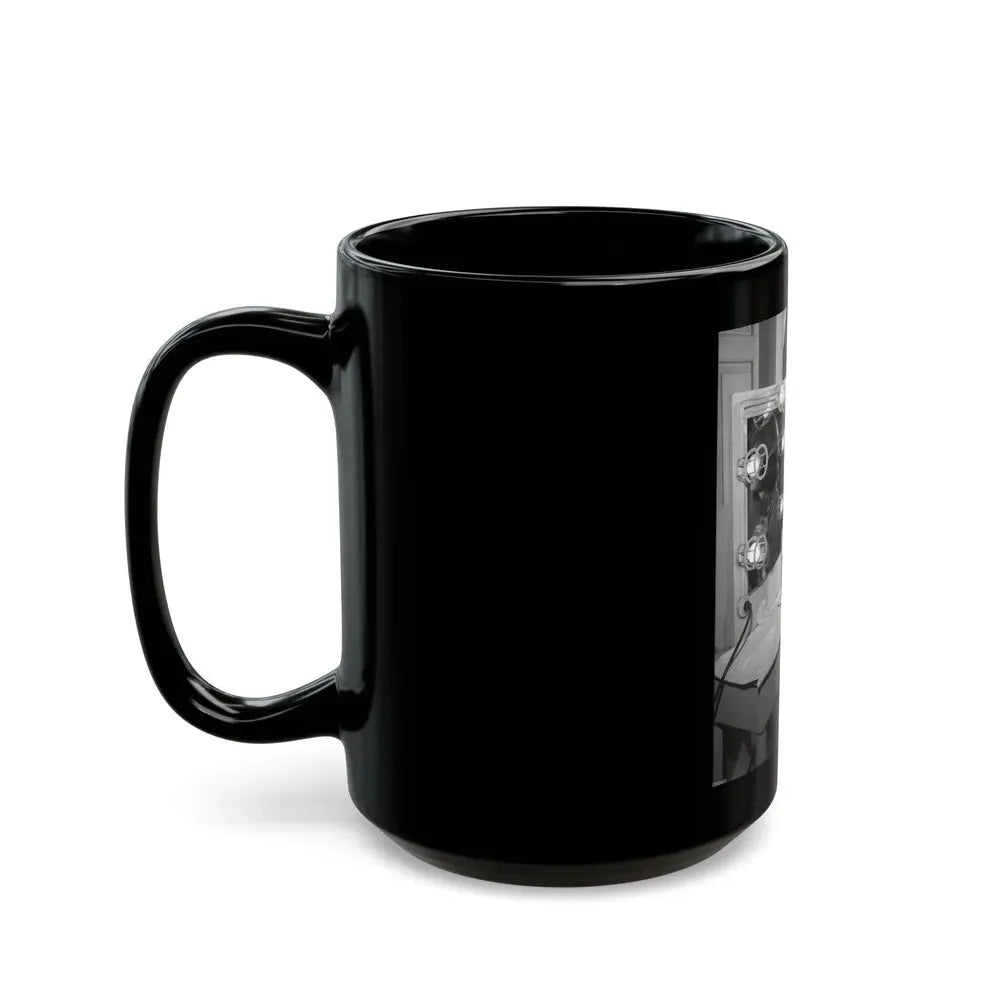 Francine York #67 (Vintage Female Icon) Black Coffee Mug - Go Mug Yourself
