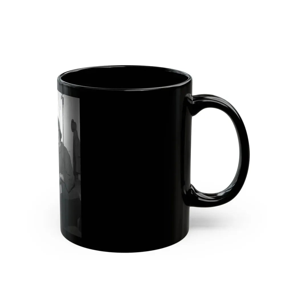 Francine York #67 (Vintage Female Icon) Black Coffee Mug - Go Mug Yourself