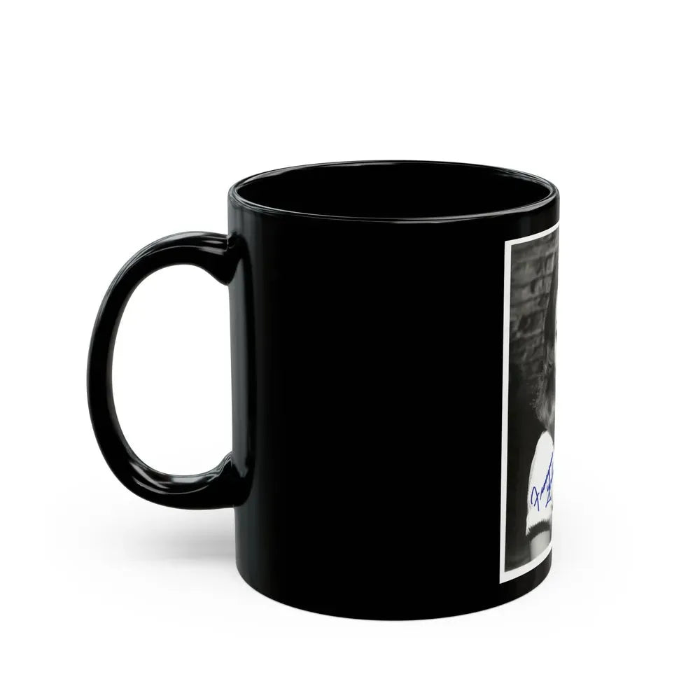 Francine York #68 (Vintage Female Icon) Black Coffee Mug - Go Mug Yourself
