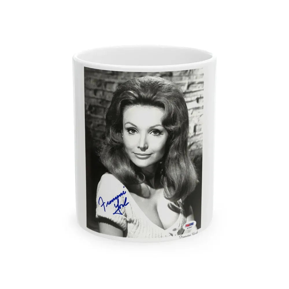 Francine York #68 (Vintage Female Icon) White Coffee Mug 11oz - Go Mug Yourself