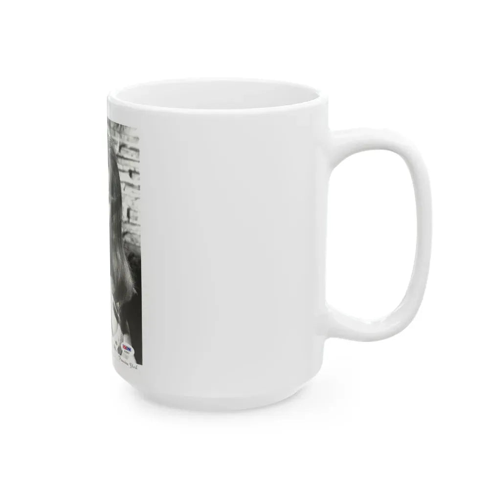 Francine York #68 (Vintage Female Icon) White Coffee Mug - Go Mug Yourself