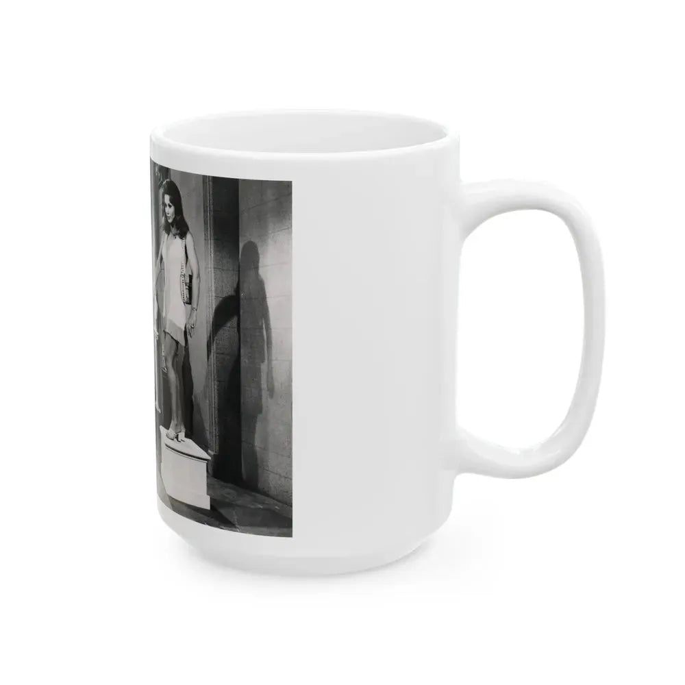Francine York #71 (Vintage Female Icon) White Coffee Mug - Go Mug Yourself