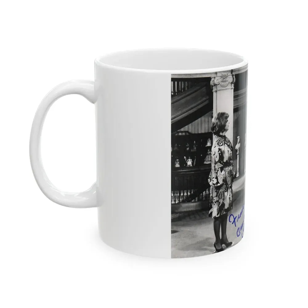 Francine York #71 (Vintage Female Icon) White Coffee Mug - Go Mug Yourself