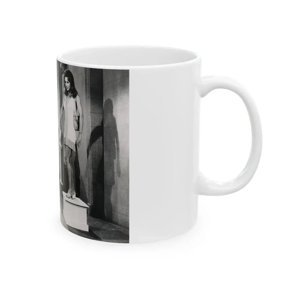 Francine York #71 (Vintage Female Icon) White Coffee Mug - Go Mug Yourself