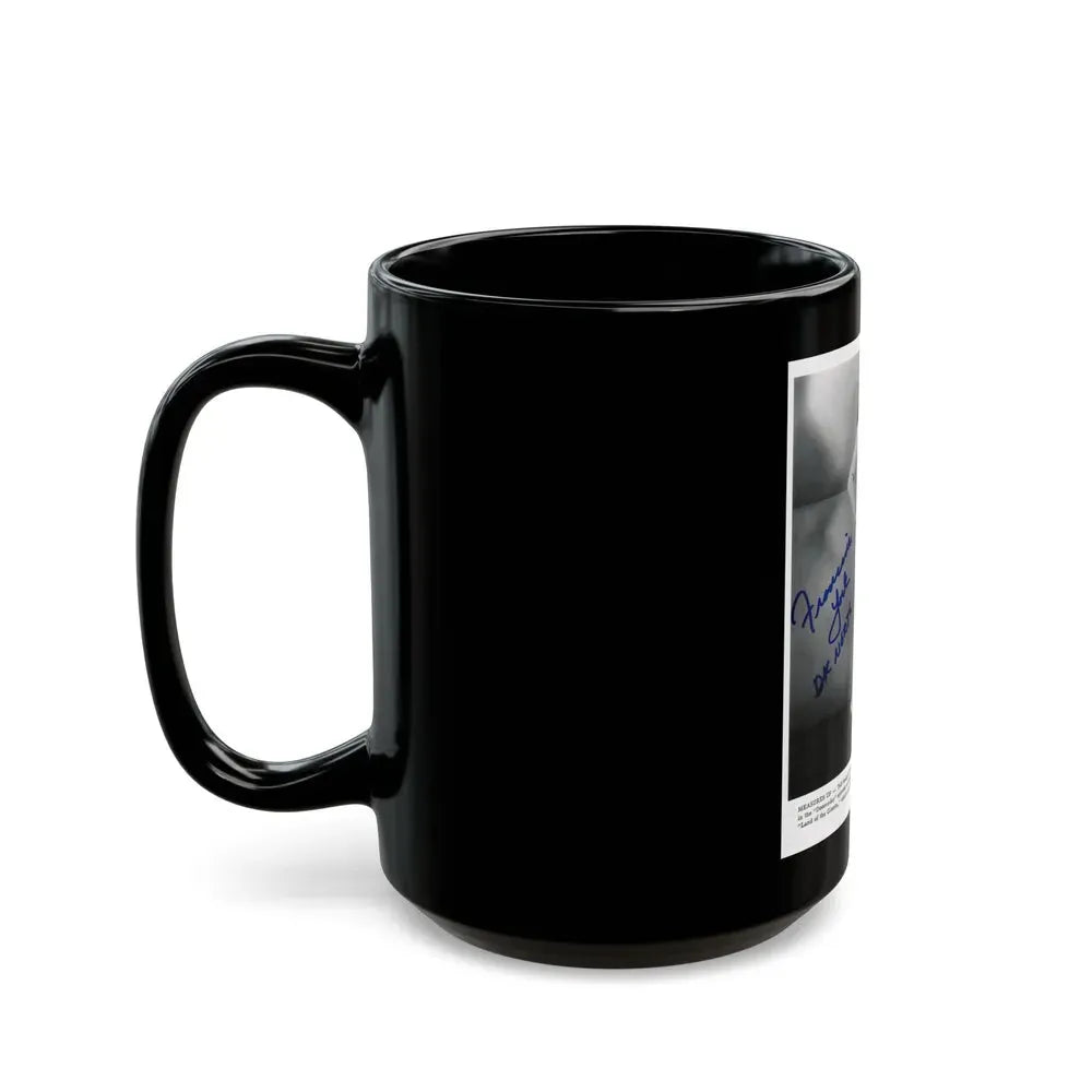 Francine York #79 (Vintage Female Icon) Black Coffee Mug - Go Mug Yourself