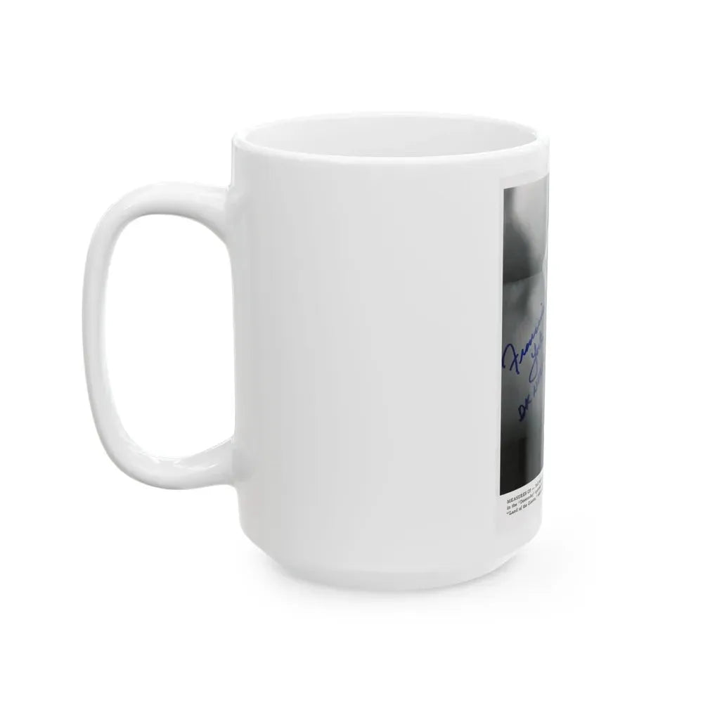 Francine York #79 (Vintage Female Icon) White Coffee Mug - Go Mug Yourself