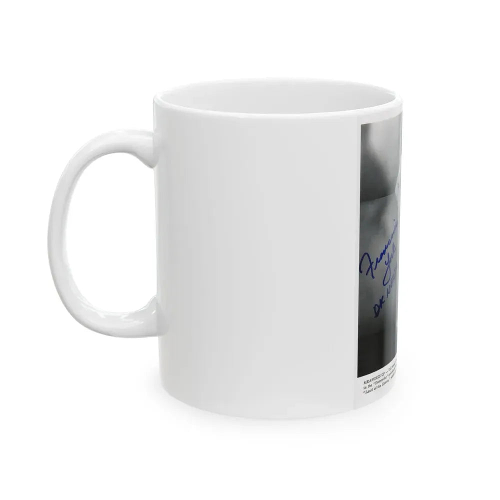 Francine York #79 (Vintage Female Icon) White Coffee Mug - Go Mug Yourself