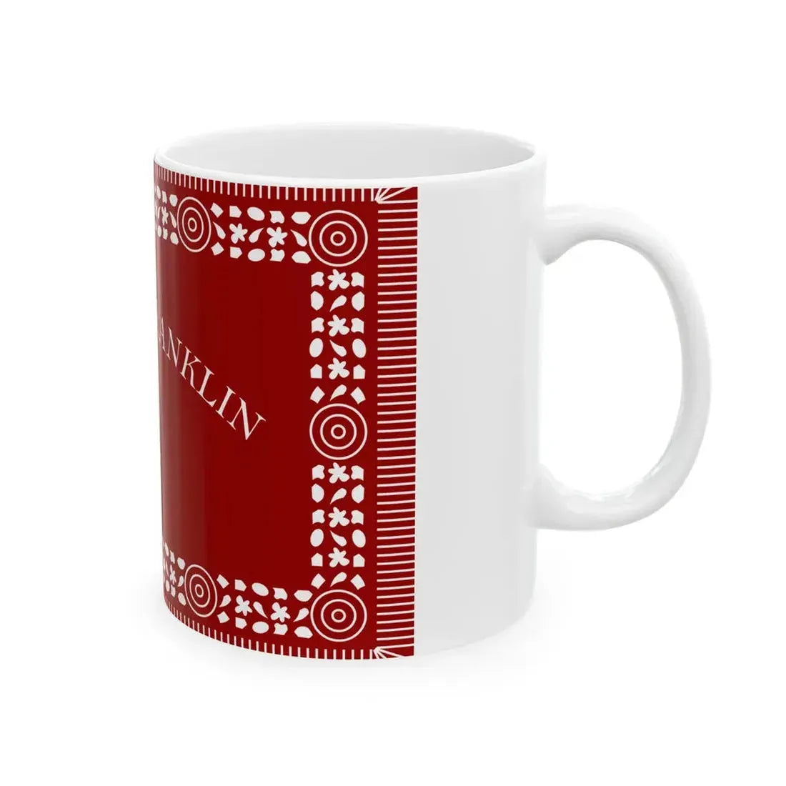 Francis Leopold McClintocks sledge flag 1857-1859 (Ireland) White Coffee Mug - Go Mug Yourself
