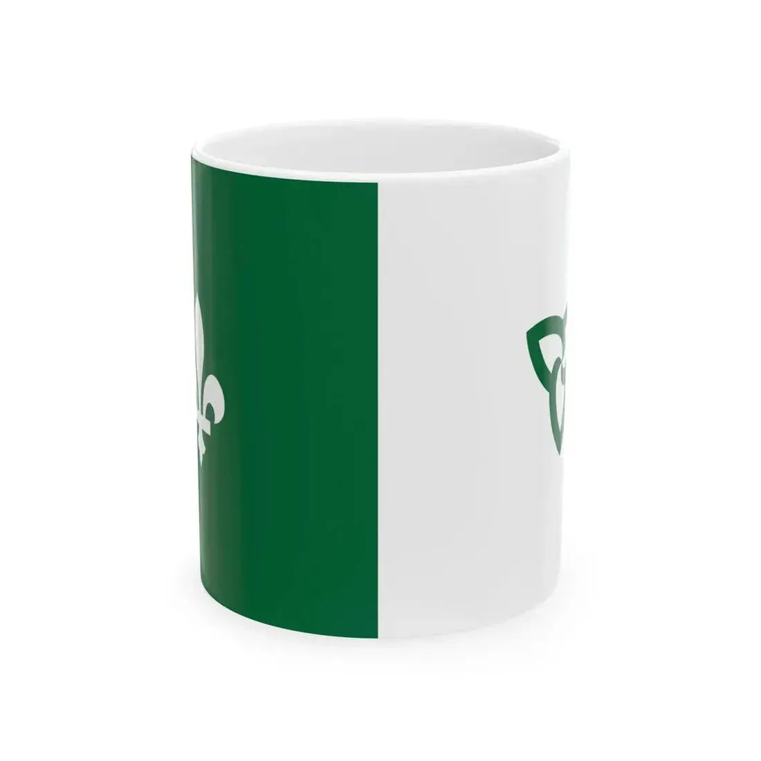 Franco-Ontarian flag (Canada) White Coffee Mug 11oz - Go Mug Yourself