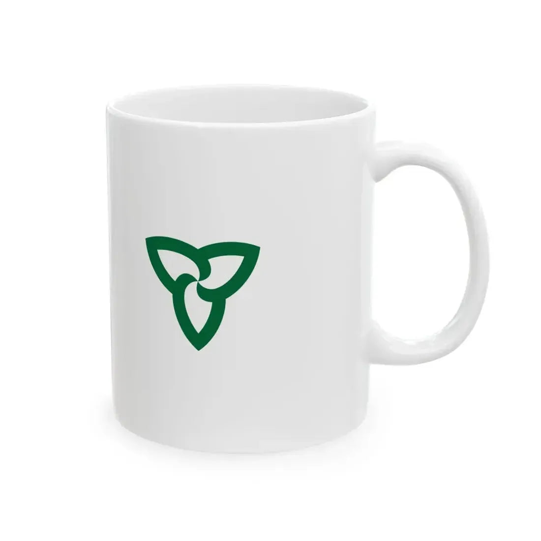 Franco-Ontarian flag (Canada) White Coffee Mug - Go Mug Yourself