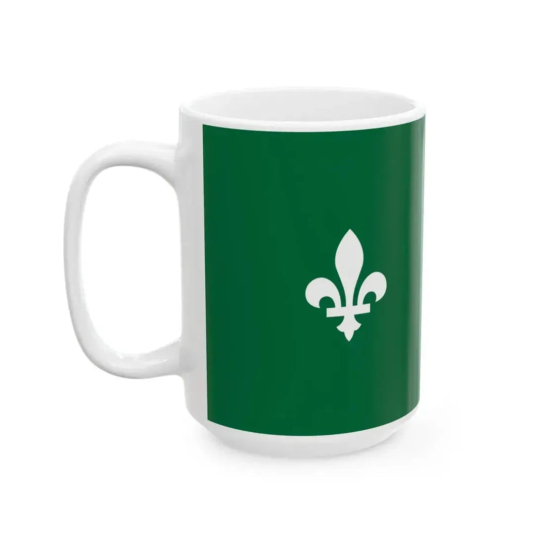 Franco-Ontarian flag (Canada) White Coffee Mug - Go Mug Yourself