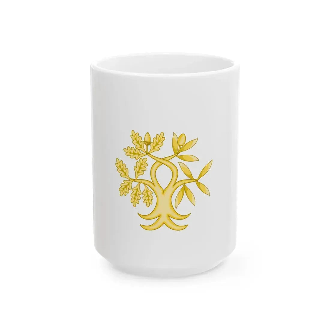 Francois Mitterand Marque (France) White Coffee Mug 15oz - Go Mug Yourself