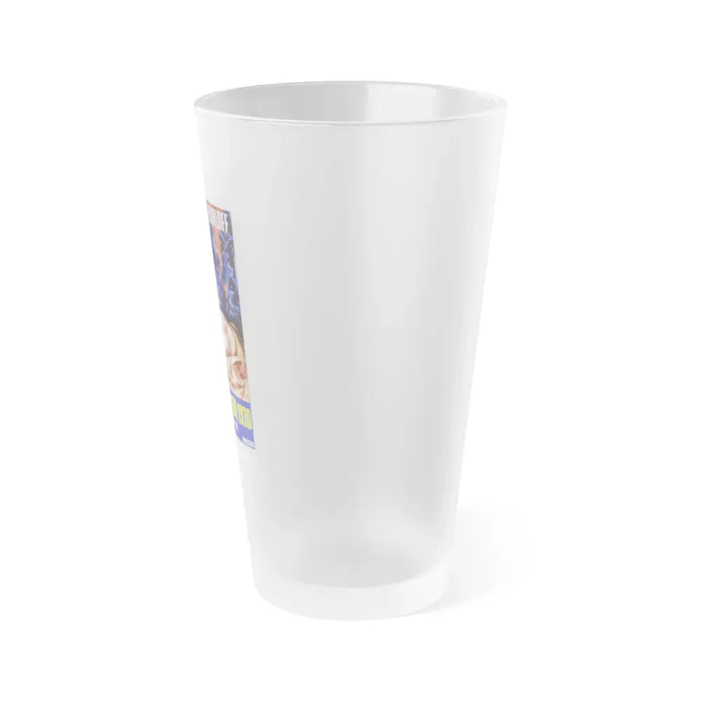 FRANKENSTEIN 1970 (ITALIAN) 1958 Movie Poster - Frosted Pint Glass 16oz - Go Mug Yourself