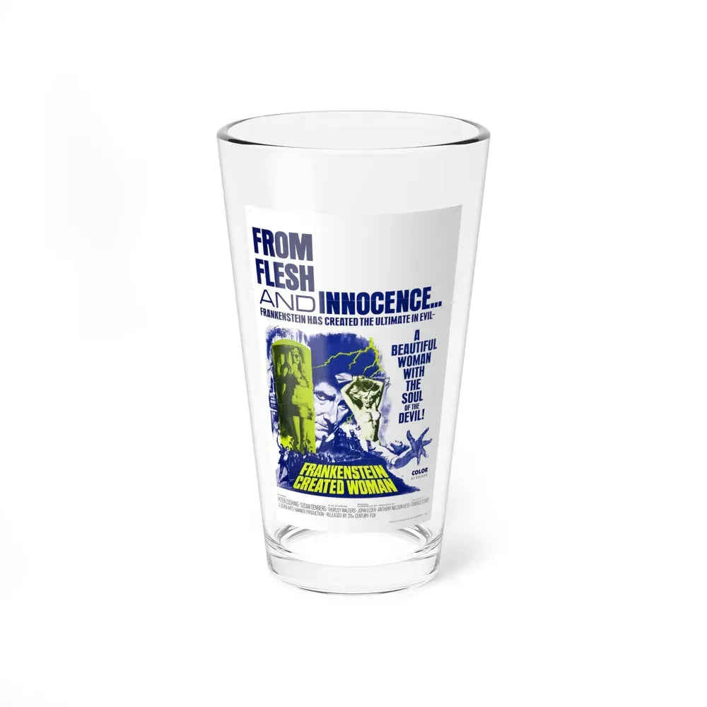 FRANKENSTEIN CREATED WOMAN 1967 Movie Poster - Pint Glass 16oz 16oz - Go Mug Yourself