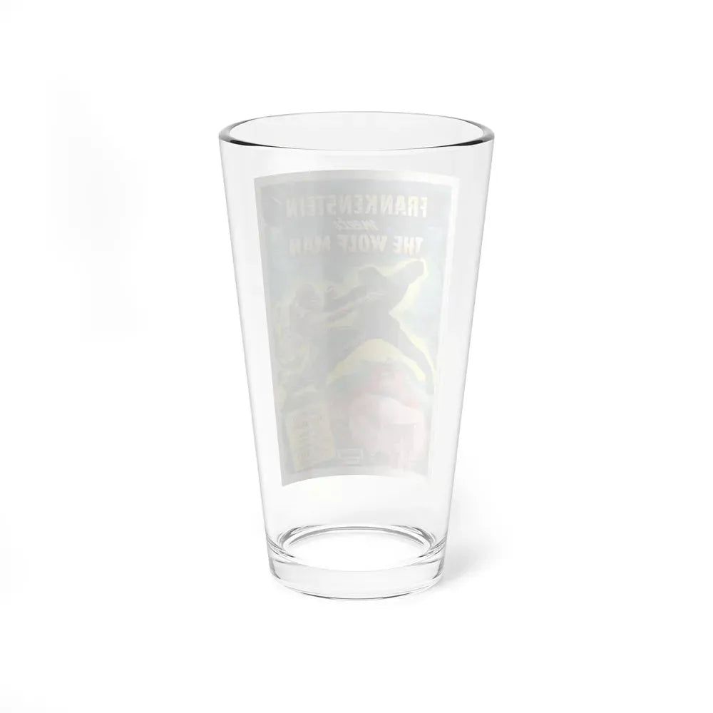 FRANKENSTEIN MEETS THE WOLF MAN (2) 1943 Movie Poster - Pint Glass 16oz - Go Mug Yourself