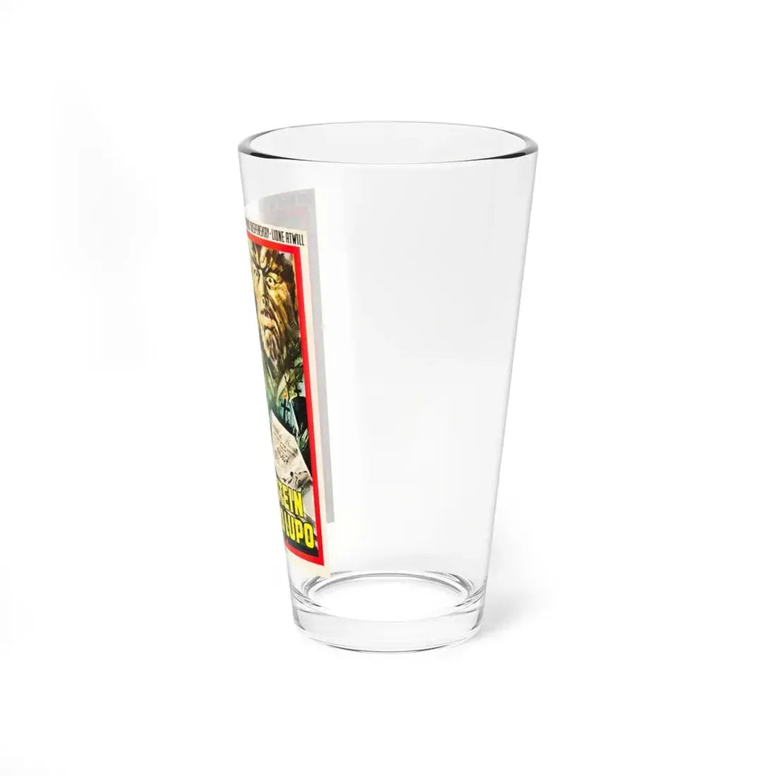 FRANKENSTEIN MEETS THE WOLF MAN (ITALIAN) 1943 Movie Poster - Pint Glass 16oz - Go Mug Yourself