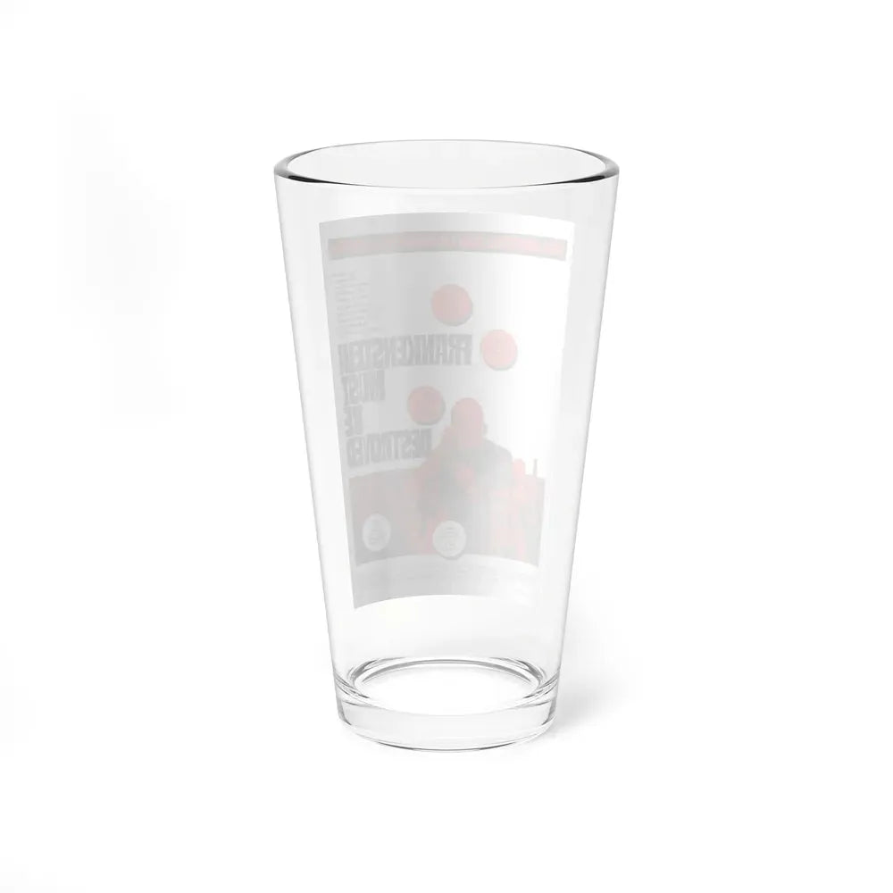 FRANKENSTEIN MUST BE DESTROYED 1969 Movie Poster - Pint Glass 16oz - Go Mug Yourself