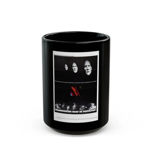FRANKENSTEIN MUST BE DESTROYED (2) 1969 Movie Poster - Black Coffee Mug 15oz - Go Mug Yourself