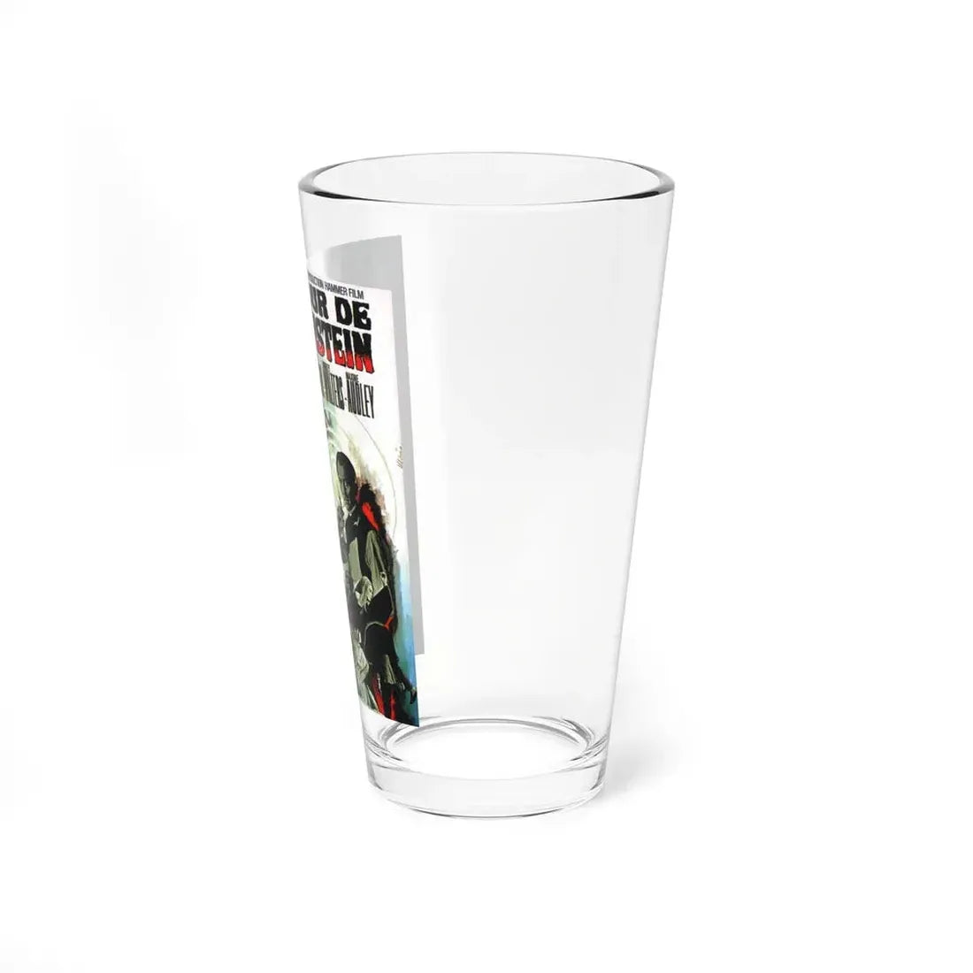 FRANKENSTEIN MUST BE DESTROYED (FRENCH) 1969 Movie Poster - Pint Glass 16oz - Go Mug Yourself