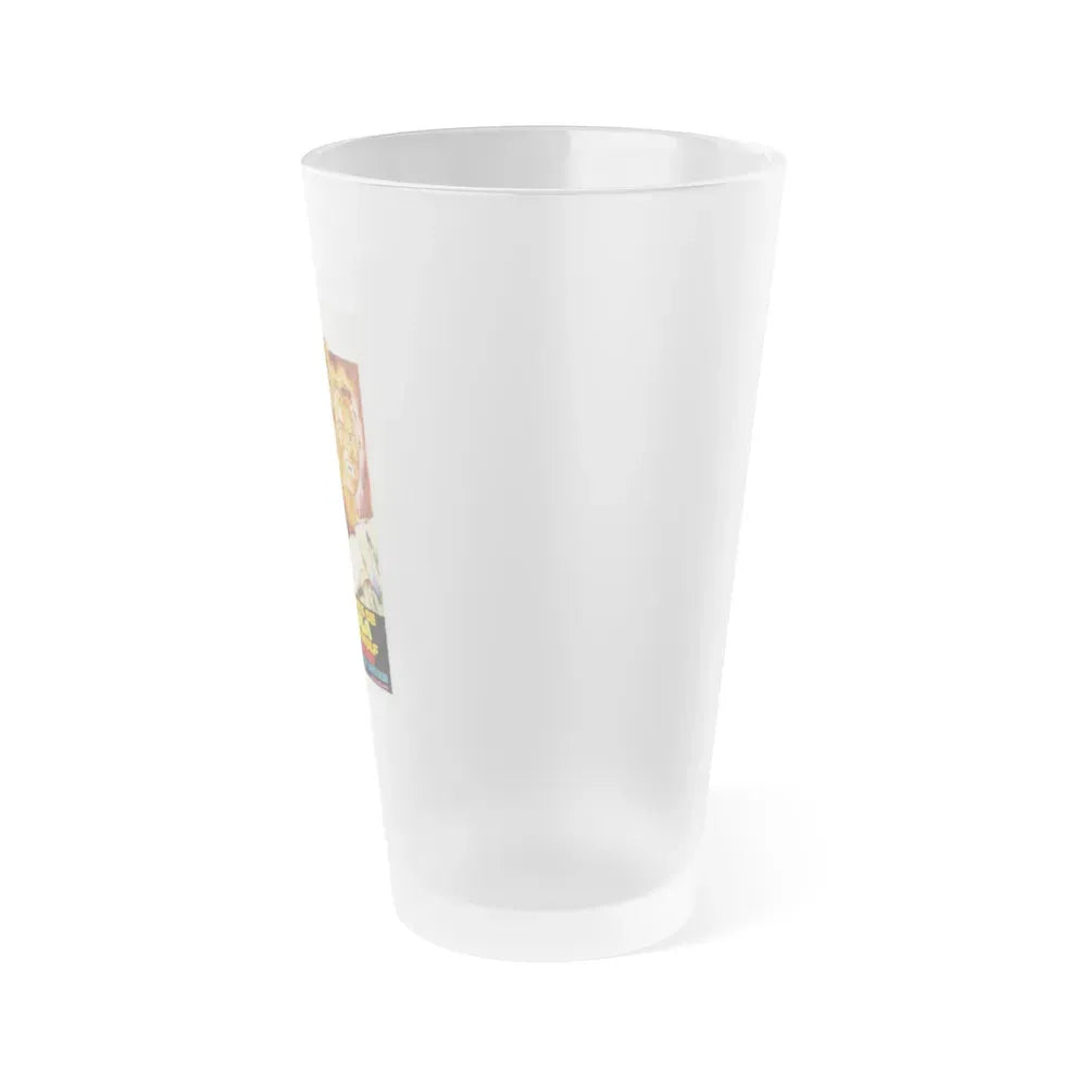 FRANKENSTEIN'S BLOODY TERROR (BELGIAN) 1968 Movie Poster - Frosted Pint Glass 16oz - Go Mug Yourself