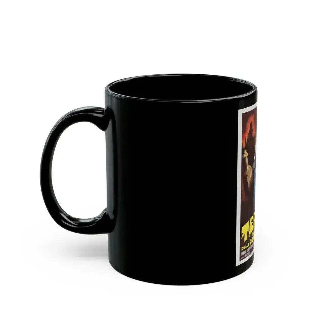 FRANKENSTEIN'S CASTLE OF FREAKS (ITALIAN) 1974 Movie Poster - Black Coffee Mug - Go Mug Yourself