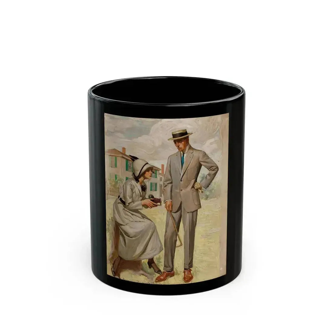 Franklin Pierce's Home - Black Coffee Mug 11oz - Go Mug Yourself