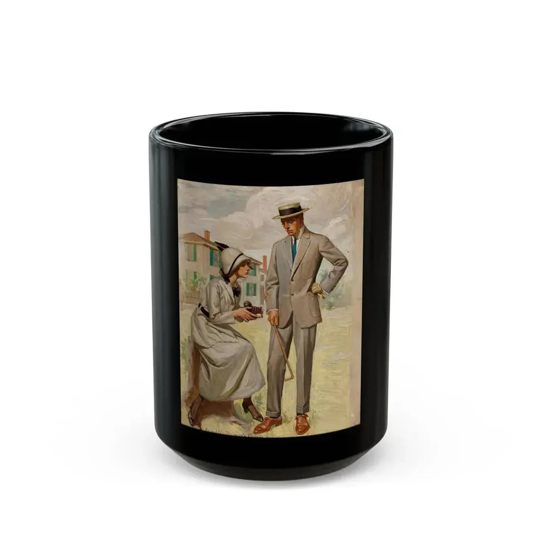 Franklin Pierce's Home - Black Coffee Mug 15oz - Go Mug Yourself