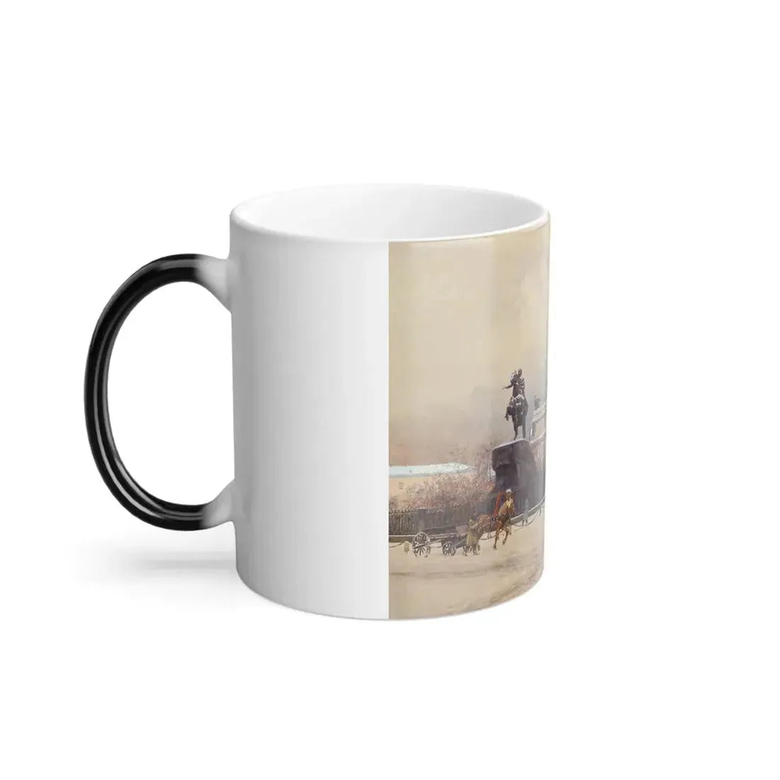 Franz Kopallik (1860-1931) St Isaac's Cathedral - Gouache, Watercolour and Ink on Paper - Color Changing Mug 11oz - Go Mug Yourself