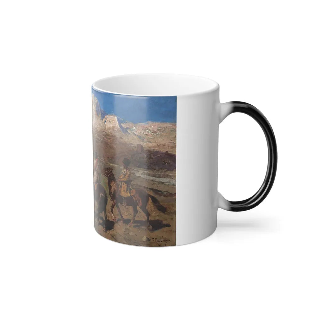 Franz Roubaud (1856-1928) Cossacks - Color Changing Mug 11oz - Go Mug Yourself