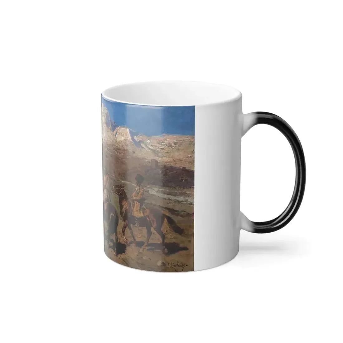 Franz Roubaud (1856-1928) Cossacks - Color Changing Mug 11oz - Go Mug Yourself