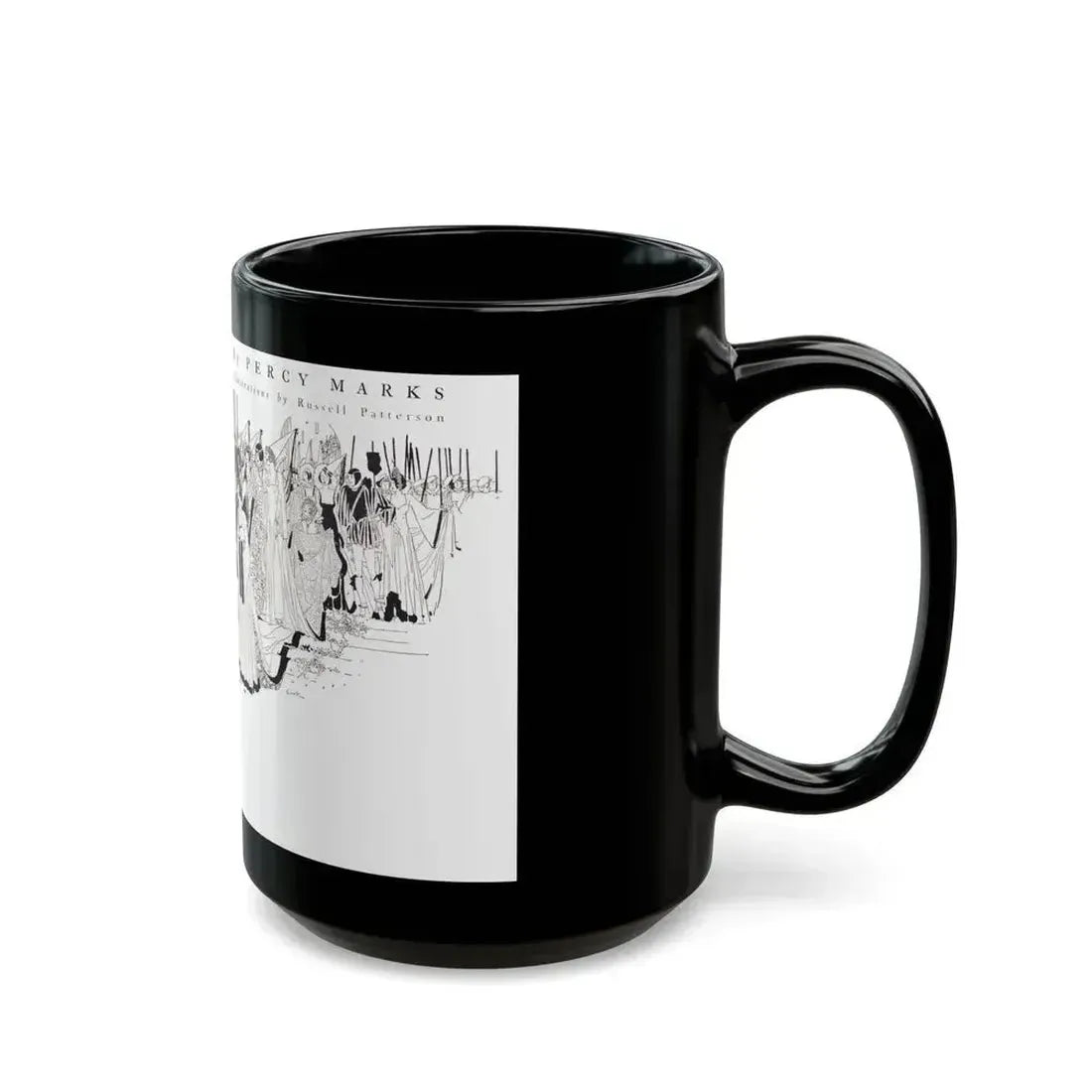 Fraternities, College Humor, September 1926 - Black Coffee Mug - Go Mug Yourself