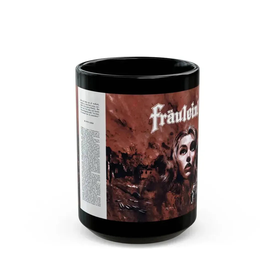 Fraulein!, Male magazine, September 1956 - Black Coffee Mug 15oz - Go Mug Yourself