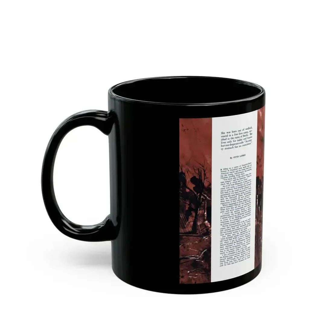 Fraulein!, Male magazine, September 1956 - Black Coffee Mug - Go Mug Yourself