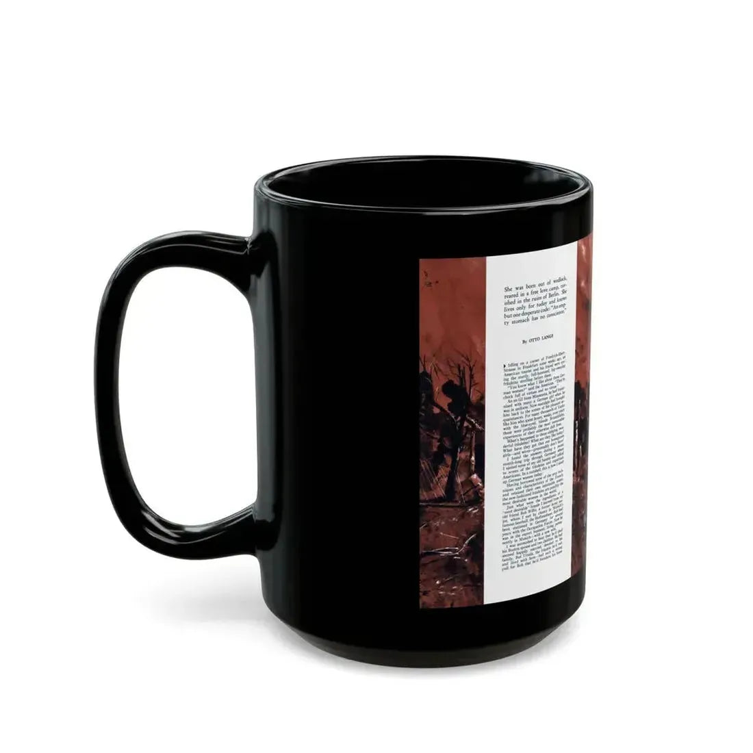 Fraulein!, Male magazine, September 1956 - Black Coffee Mug - Go Mug Yourself