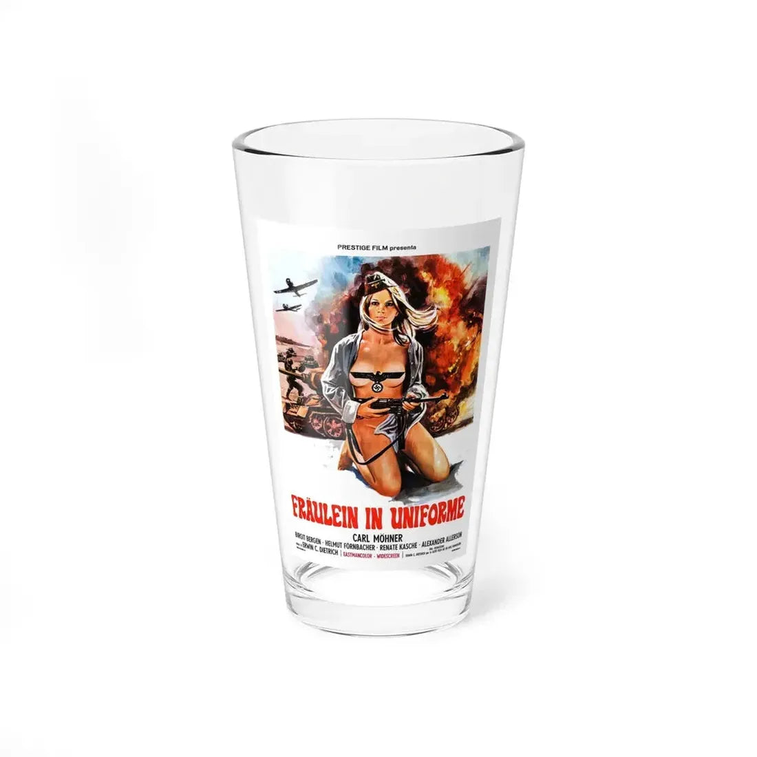 FRAULEINS IN UNIFORM (EINE ARMEE GRETCHEN) 2 Movie Poster - Pint Glass 16oz 16oz - Go Mug Yourself