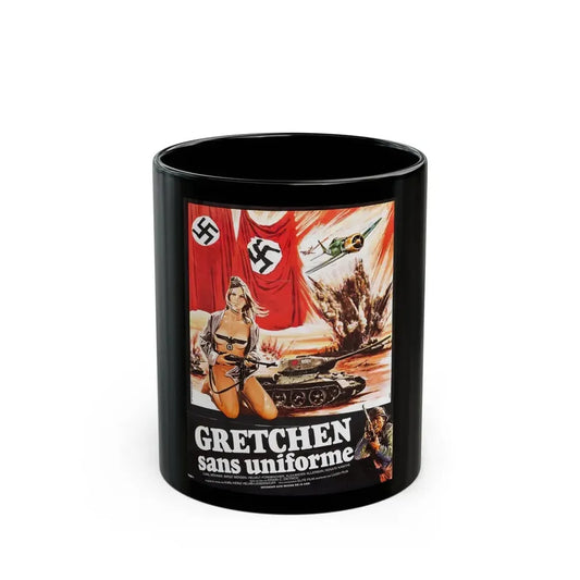 FRAULEINS IN UNIFORM (EINE ARMEE GRETCHEN) FRENCH Movie Poster - Black Coffee Mug 11oz - Go Mug Yourself
