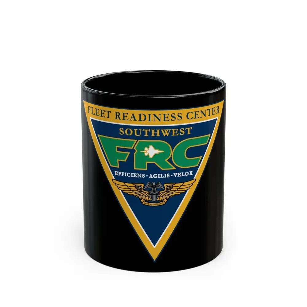 FRC Southwest Fleet Readiness Center (U.S. Navy) Black Coffee Mug 11oz - Go Mug Yourself