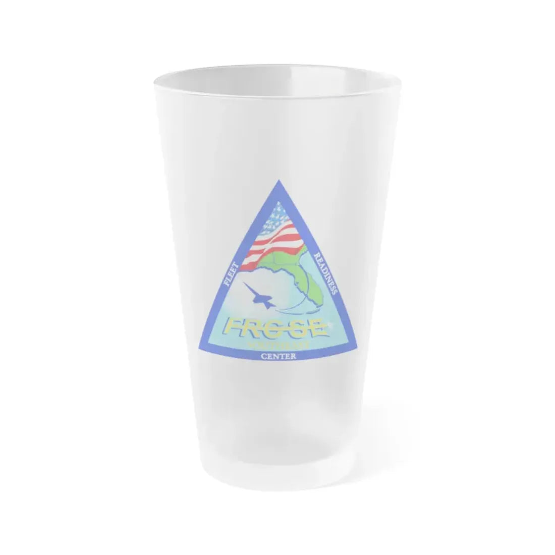 FRCSE Fleet Readiness Center South East (U.S. Navy) Frosted Pint Glass 16oz Default Title - Go Mug Yourself