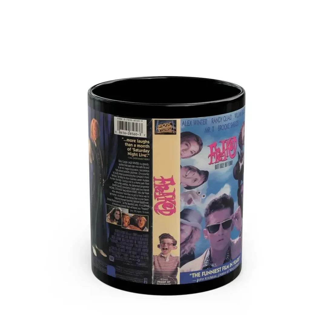 FREAKED (VHS COVER) - Black Coffee Mug 11oz - Go Mug Yourself