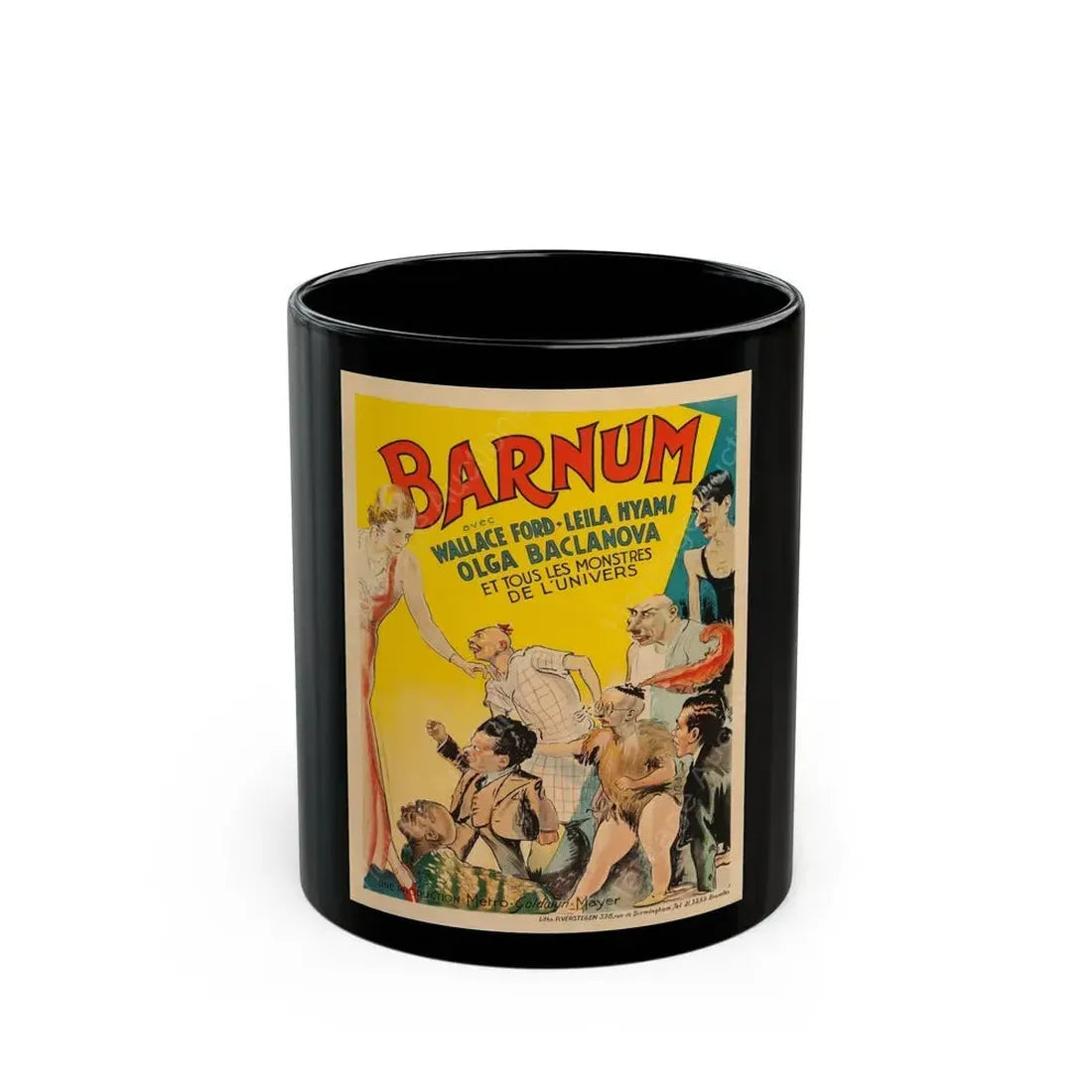 FREAKS (BARNUM) (BELGIAN) 1932 Movie Poster - Black Coffee Mug 11oz - Go Mug Yourself