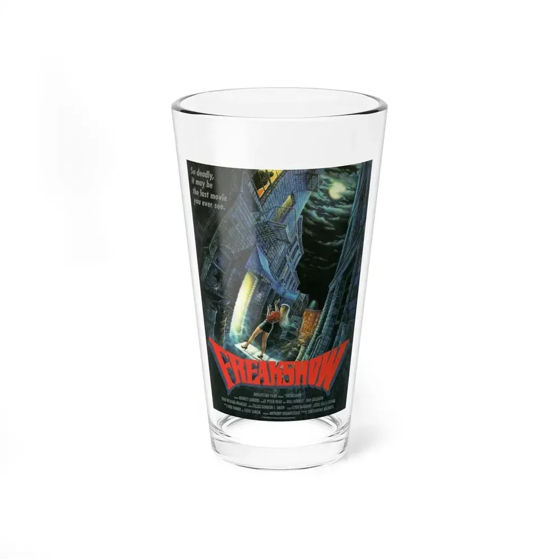 FREAKSHOW 1989 Movie Poster - Pint Glass 16oz 16oz - Go Mug Yourself