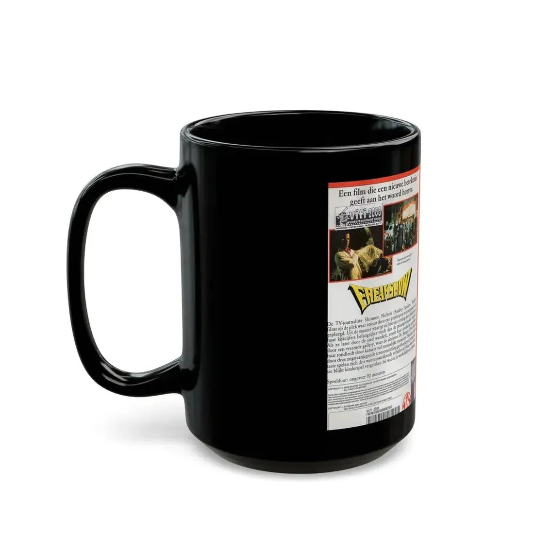 FREAKSHOW (VHS COVER) - Black Coffee Mug - Go Mug Yourself